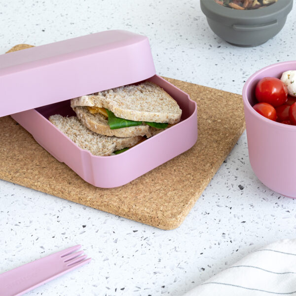 Amuse lunchbox / pojemnik na kanapki średni różowy