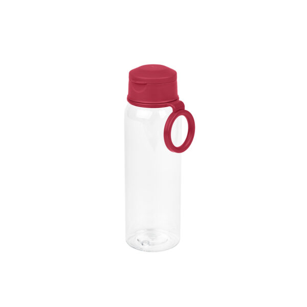 Butelka na wodę 500ml z uchwytem - rubinowa
