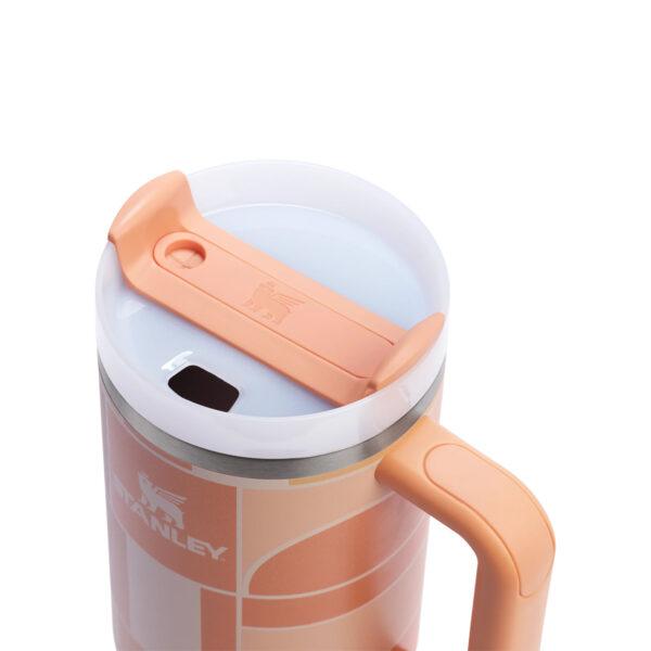 Stanley Quencher H2.O FlowState™ Tumbler 1.18 L Apricot Court Geo - obrazek 3