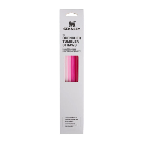 Słomki do Stanley Quencher H2.O FlowState™ 1,18L Pink - 4 sztuki