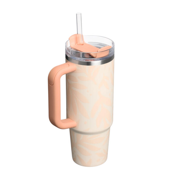Stanley Quencher H2.O FlowState™ Tumbler 0.89 l Apricot Palms - obrazek 3