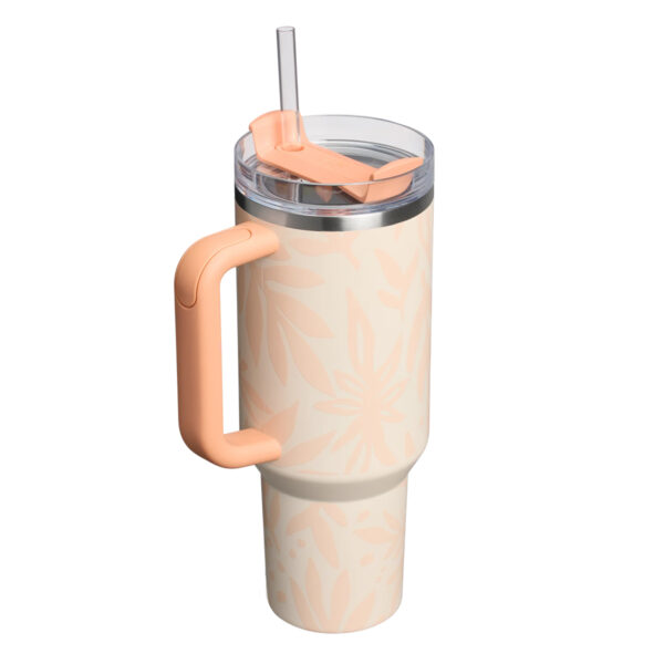 Stanley Quencher H2.O FlowState™ Tumbler 1.18 l Apricot Palms - obrazek 3