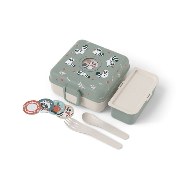 Monbento Snacky lunchbox dla dzieci 0,85 L Raccoon - obrazek 5