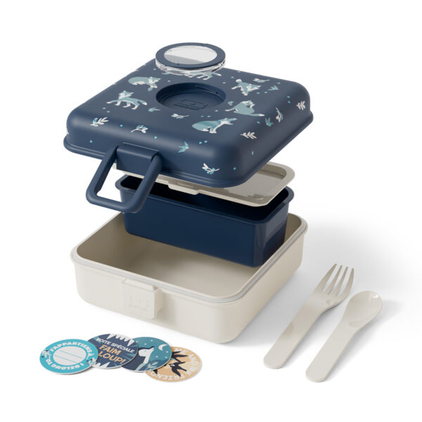 Monbento Snacky lunchbox dla dzieci 0,85 L Wolf - obrazek 7
