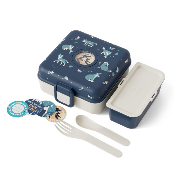 Monbento Snacky lunchbox dla dzieci 0,85 L Wolf - obrazek 6