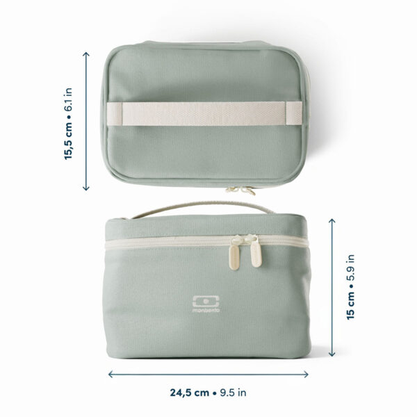 Monbento Arctic torba termiczna na lunch 5L Green Natural - obrazek 9