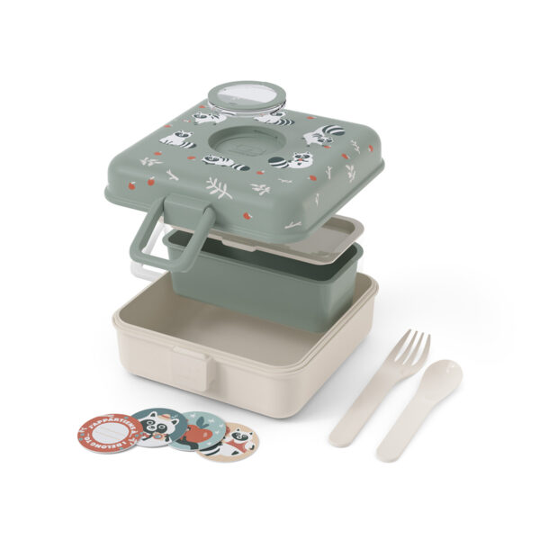 Monbento Snacky lunchbox dla dzieci 0,85 L Raccoon - obrazek 7