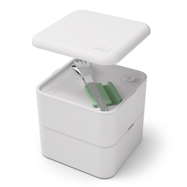 Monbento Slim Box sztućce na wynos w etui Green Natural - obrazek 9