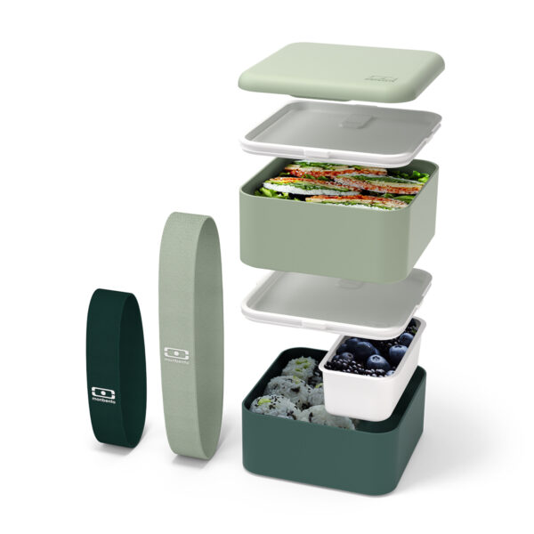 Monbento Original Square lunchbox 1,7L Natural Green