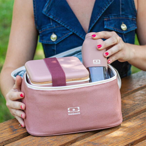 Monbento Arctic torba termiczna na lunch 5L Pink Moka - obrazek 3