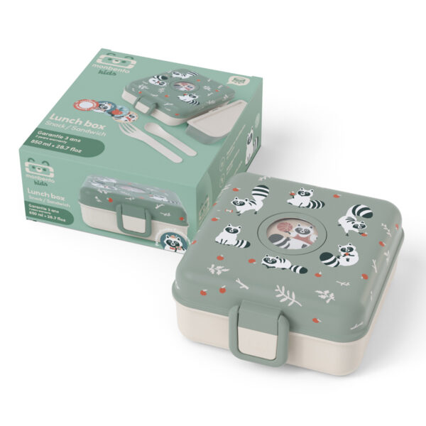 Monbento Snacky lunchbox dla dzieci 0,85 L Raccoon - obrazek 8