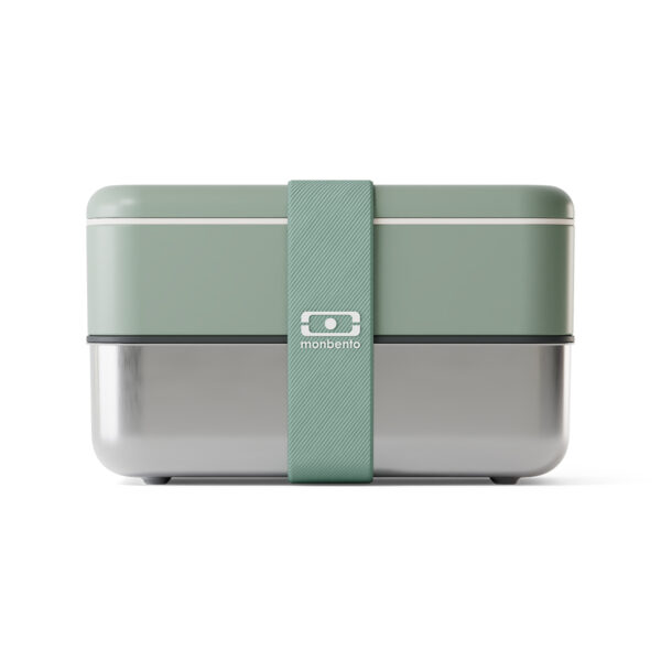 Monbento Sense Original bento lunchbox 1.2L Green Natural