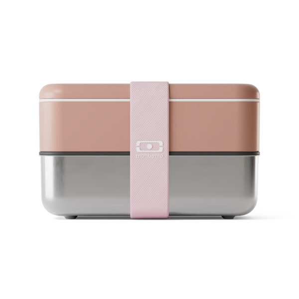 Monbento Sense Original bento lunchbox 1.2L Rose Moka