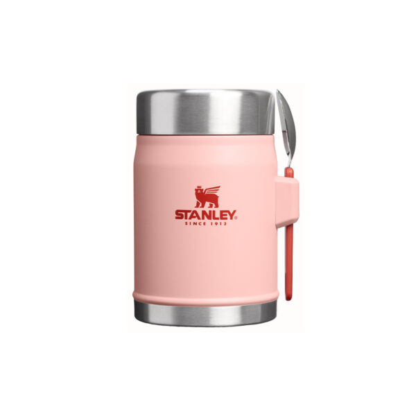 Stanley termos obiadowy ze sztućcem Classic Legendary 0.4L Peach Rose