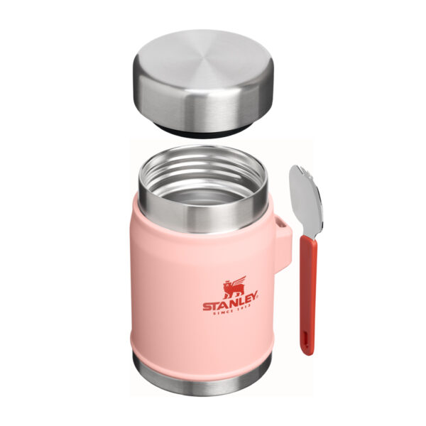 Stanley termos obiadowy ze sztućcem Classic Legendary 0.4L Peach Rose