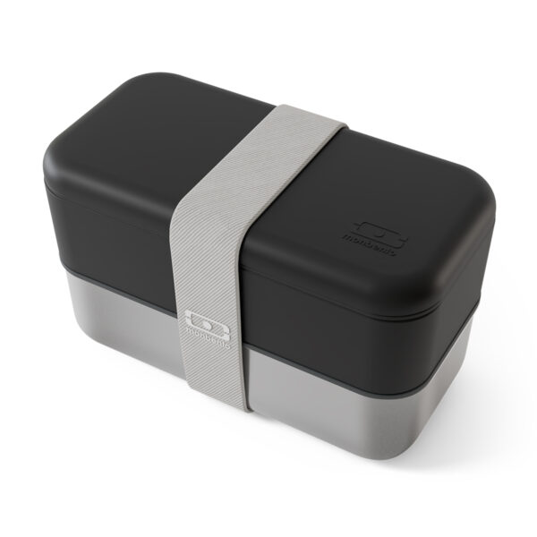 Monbento Sense Original bento lunchbox 1.2L Noir Onyx