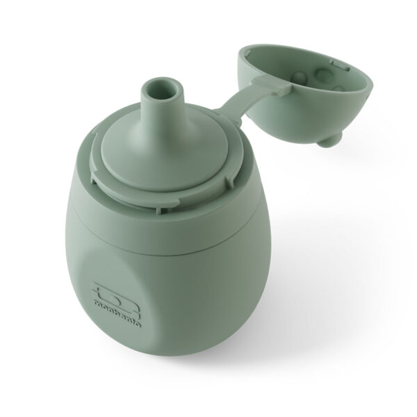 Monbento silikonowa tubka na musy dla dzieci Yummy 150 ml Green Natural